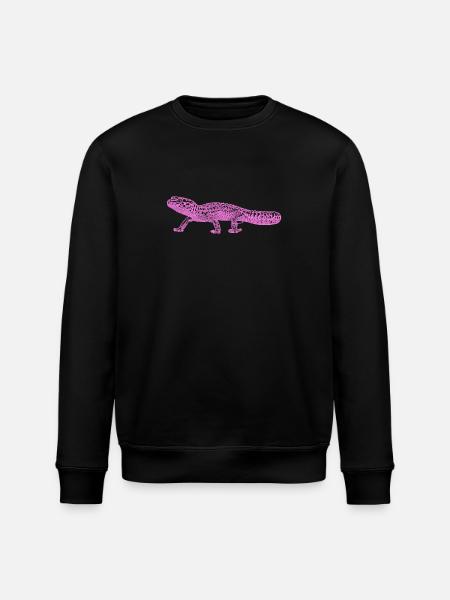 Leopard gecko - Stanley/Stella ROLLER Unisex Organic Sweatshirt - black