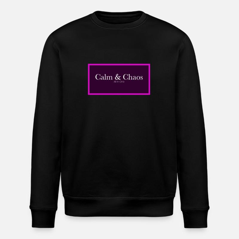 Calm & Chaos - Stanley/Stella Unisex Bio-Sweatshirt ROLLER - Schwarz