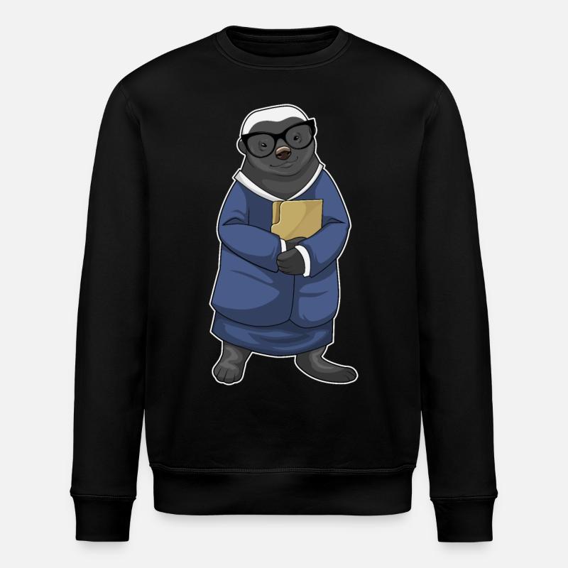 Honey Badger Secrétaire Dossier - Sweat bio ROLLER Stanley/Stella Unisexe - noir