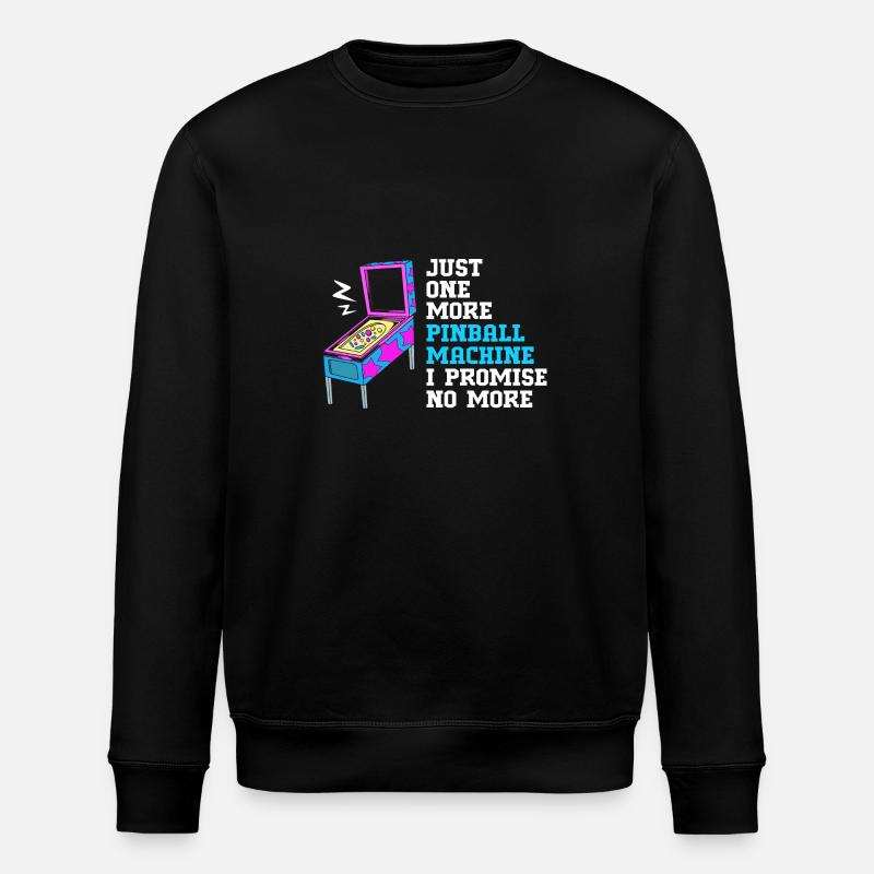 Pinball Pinball Box - Stanley/Stella ROLLER Unisex Organic Sweatshirt - black