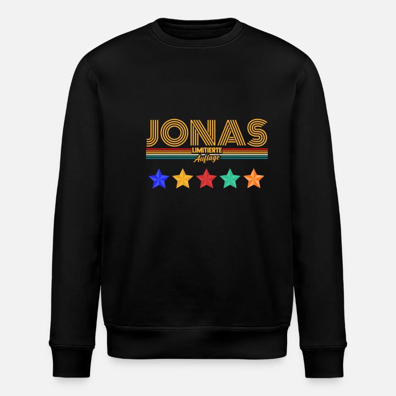Jonas - Stanley/Stella Unisex Bio-Sweatshirt ROLLER - Schwarz