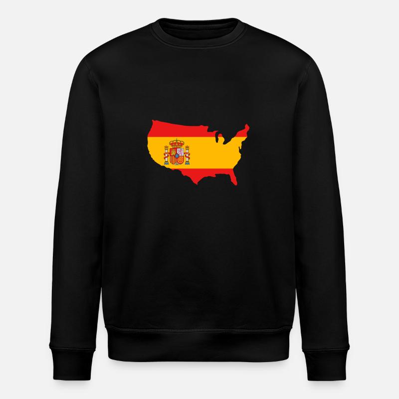 Spanien - Stanley/Stella Unisex Bio-Sweatshirt ROLLER - Schwarz