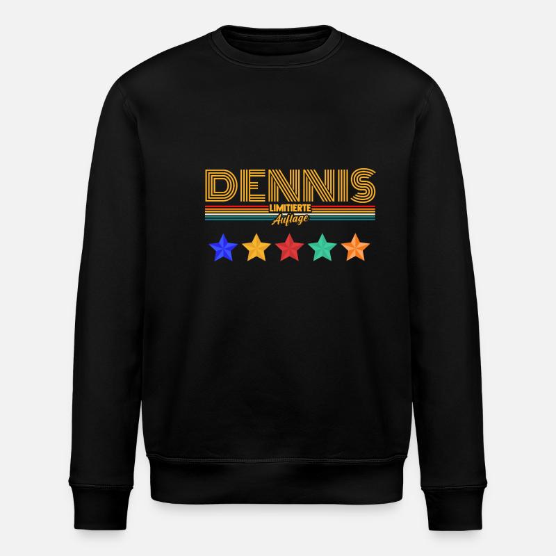Dennis - Stanley/Stella ROLLER Unisex Organic Sweatshirt - black