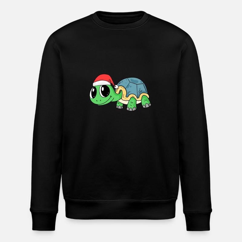 Tortue Noël - Sweat bio ROLLER Stanley/Stella Unisexe - noir