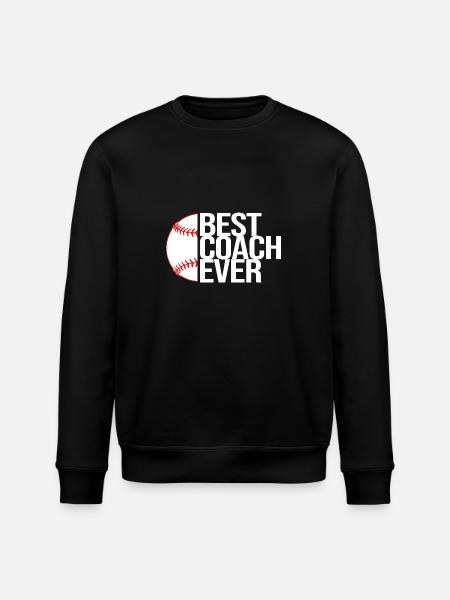 Baseball Coach - Stanley/Stella ROLLER Unisex Organic Sweatshirt - black