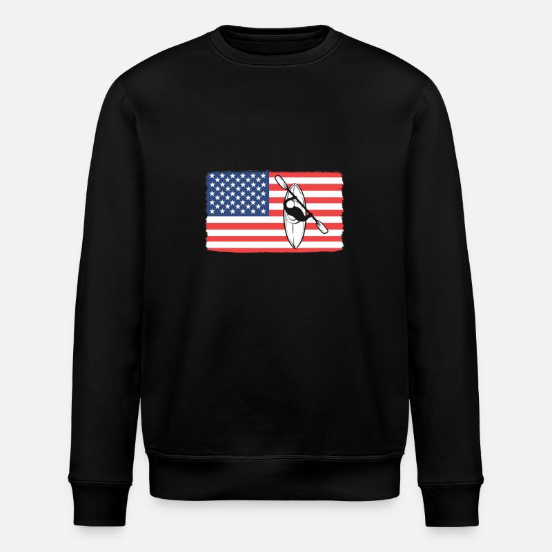 Kayaking Kayaking - Stanley/Stella ROLLER Unisex Organic Sweatshirt - black