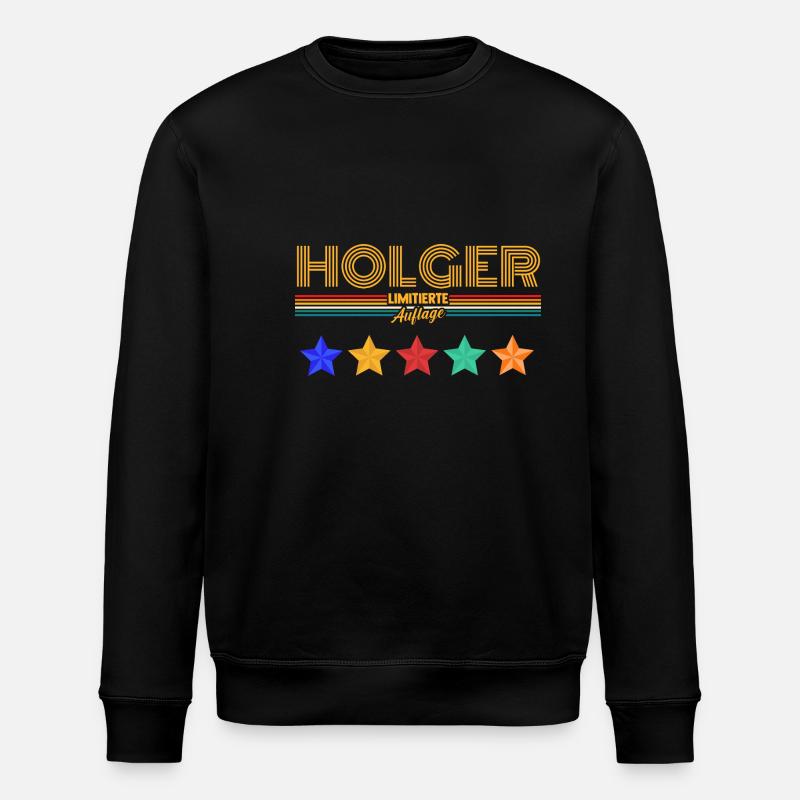 Holger - Sweat bio ROLLER Stanley/Stella Unisexe - noir