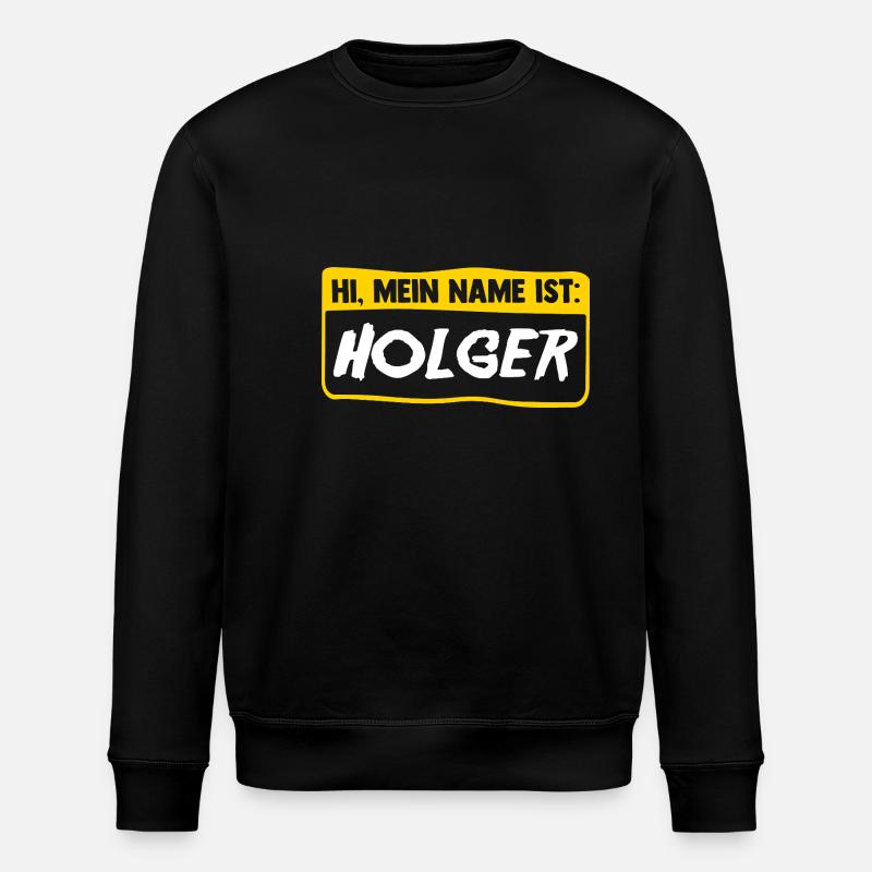 Holger - Sweat bio ROLLER Stanley/Stella Unisexe - noir