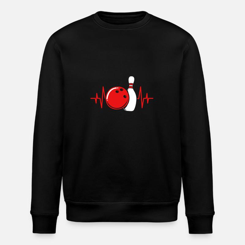 Bowling - Sweat bio ROLLER Stanley/Stella Unisexe - noir