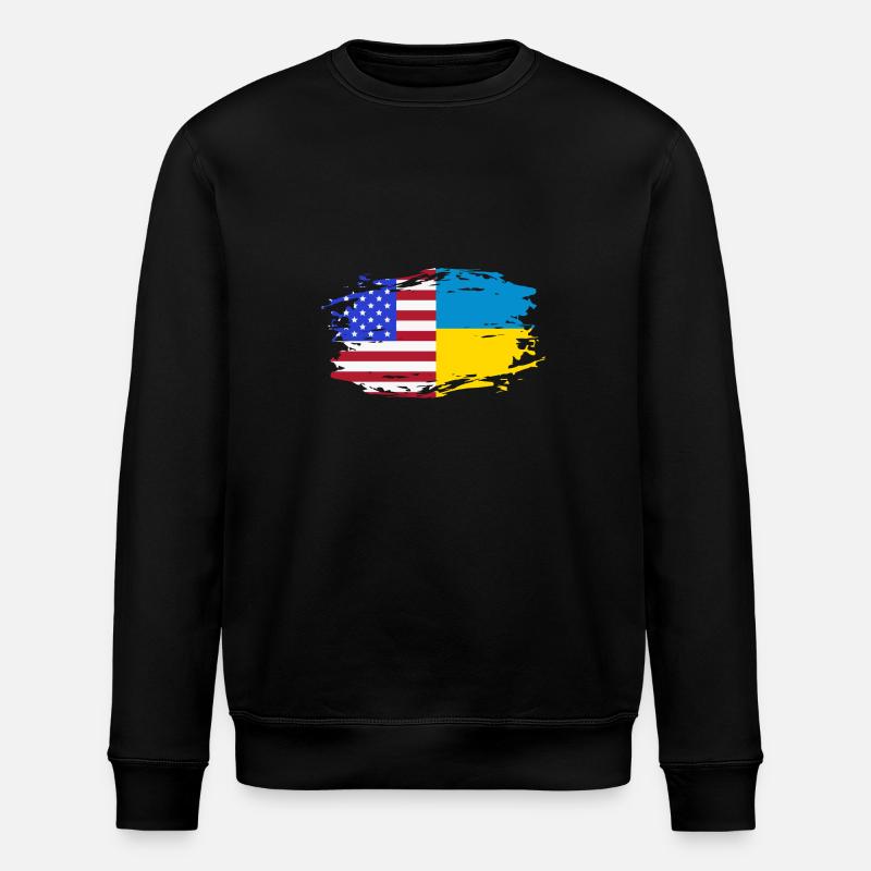 Ukraine - Stanley/Stella ROLLER Unisex Organic Sweatshirt - black