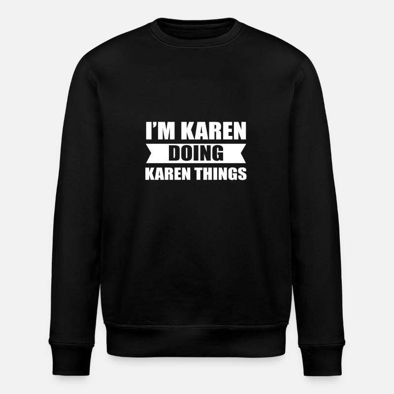 Karen - Stanley/Stella ROLLER Unisex Organic Sweatshirt - black