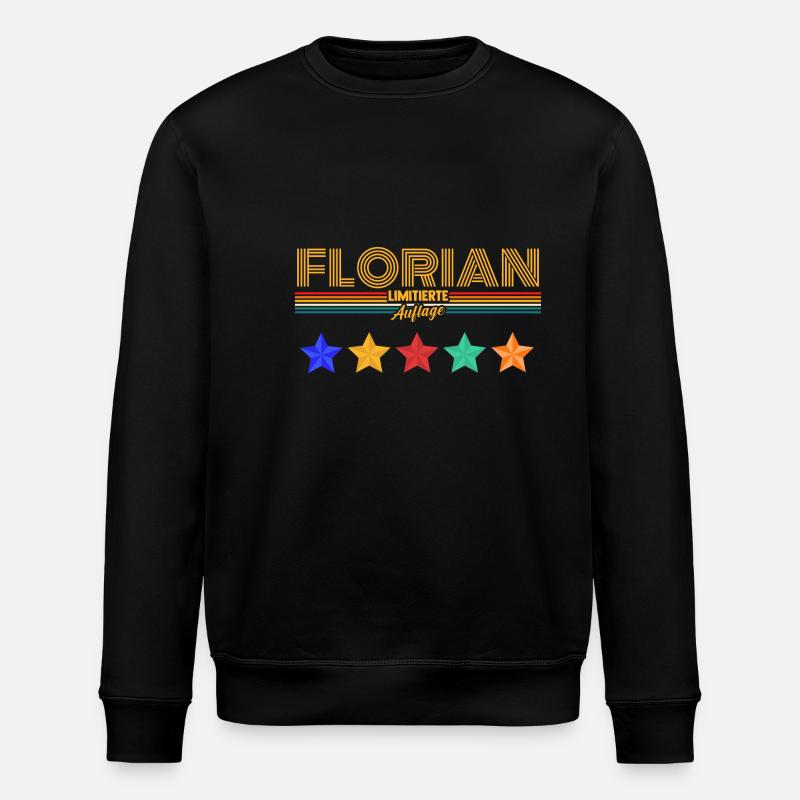 Florian - Stanley/Stella Unisex Bio-Sweatshirt ROLLER - Schwarz