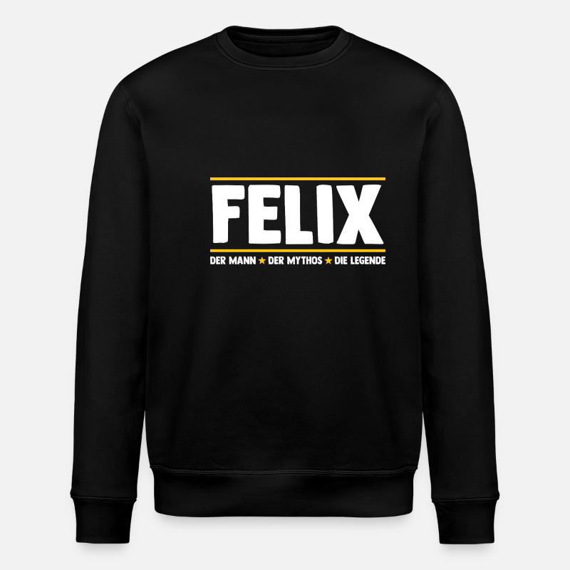 Felix - Stanley/Stella Unisex Bio-Sweatshirt ROLLER - Schwarz