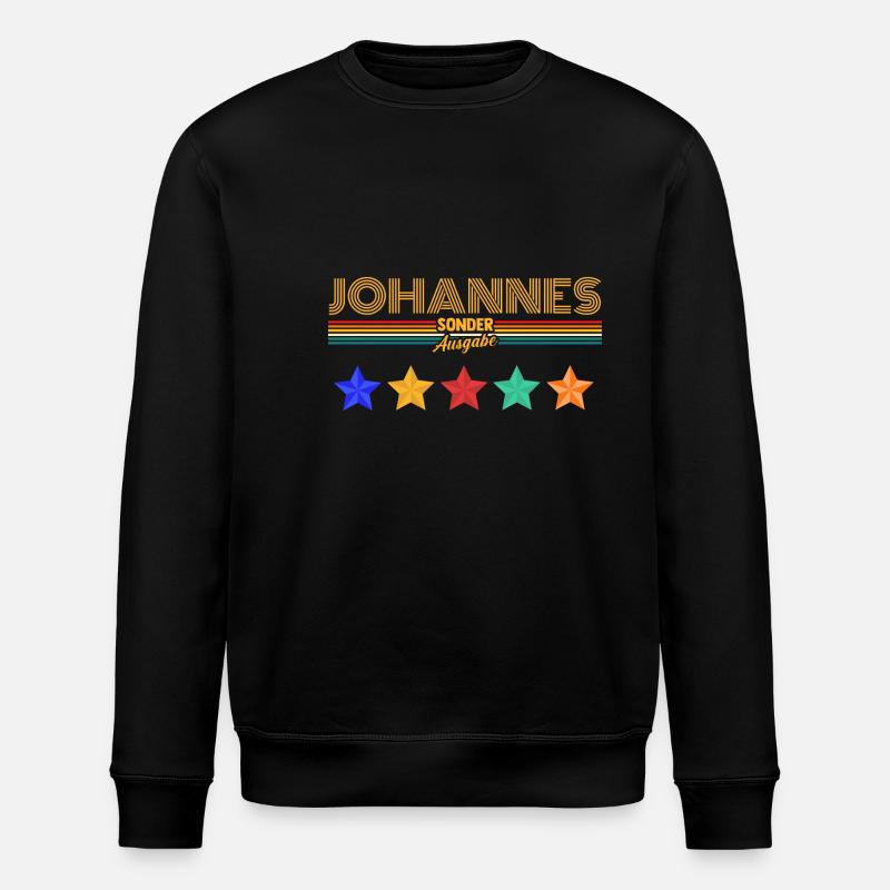 Johannes - Sweat bio ROLLER Stanley/Stella Unisexe - noir