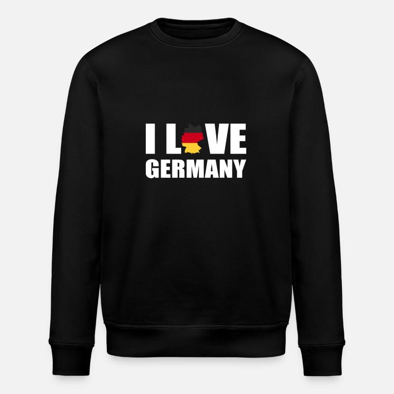 Deutschland - Stanley/Stella Unisex Bio-Sweatshirt ROLLER - Schwarz