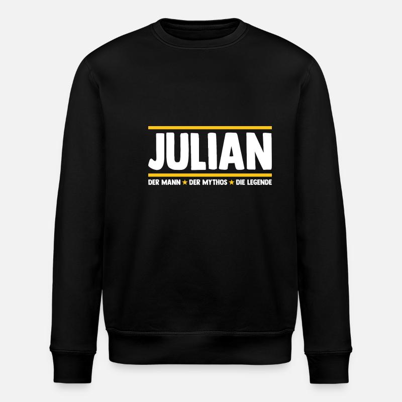Julian - Stanley/Stella Unisex Bio-Sweatshirt ROLLER - Schwarz