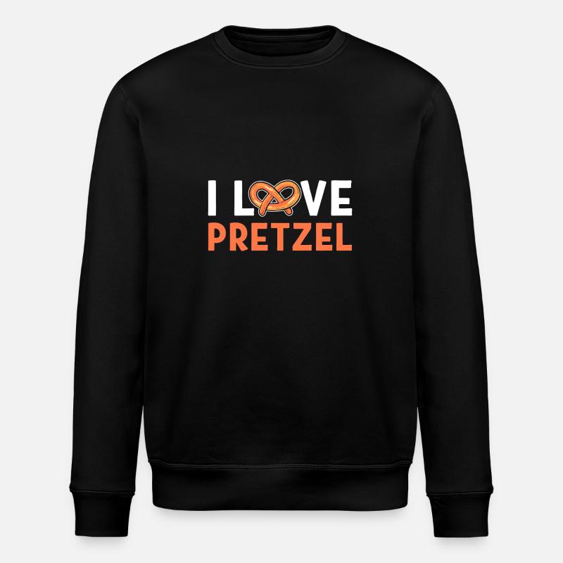 pretzel - Stanley/Stella ROLLER Unisex Organic Sweatshirt - black