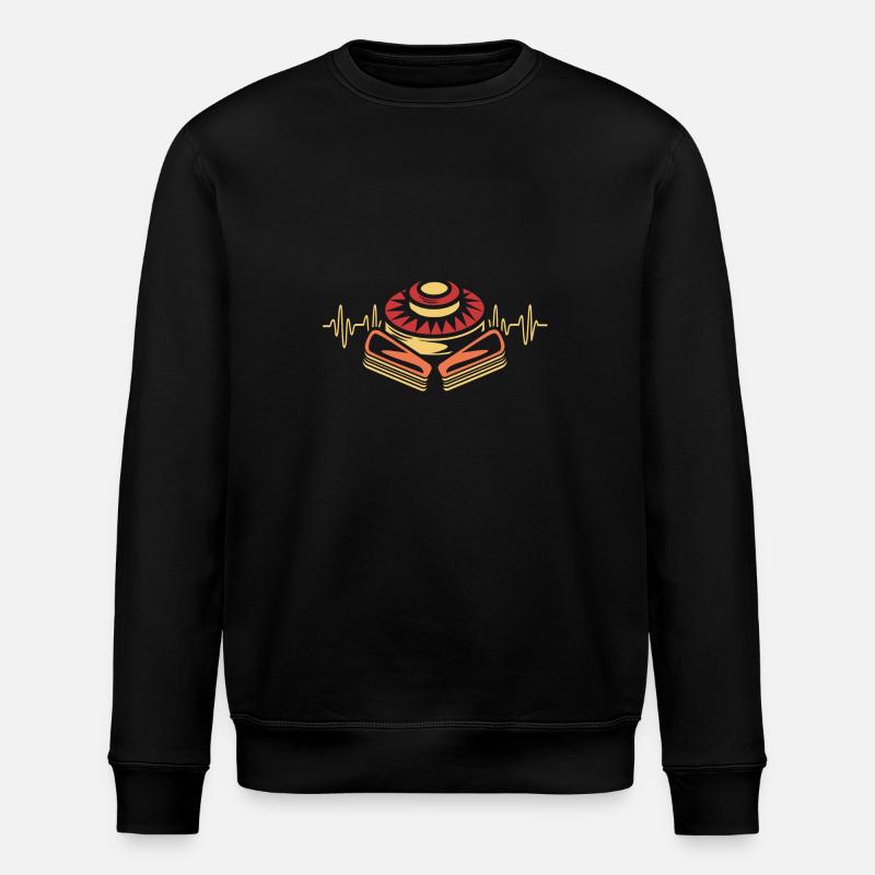 Flipper Pinball - Stanley/Stella ROLLER Unisex Organic Sweatshirt - black