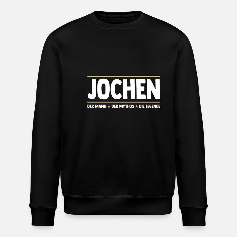 Jochen - Sweat bio ROLLER Stanley/Stella Unisexe - noir