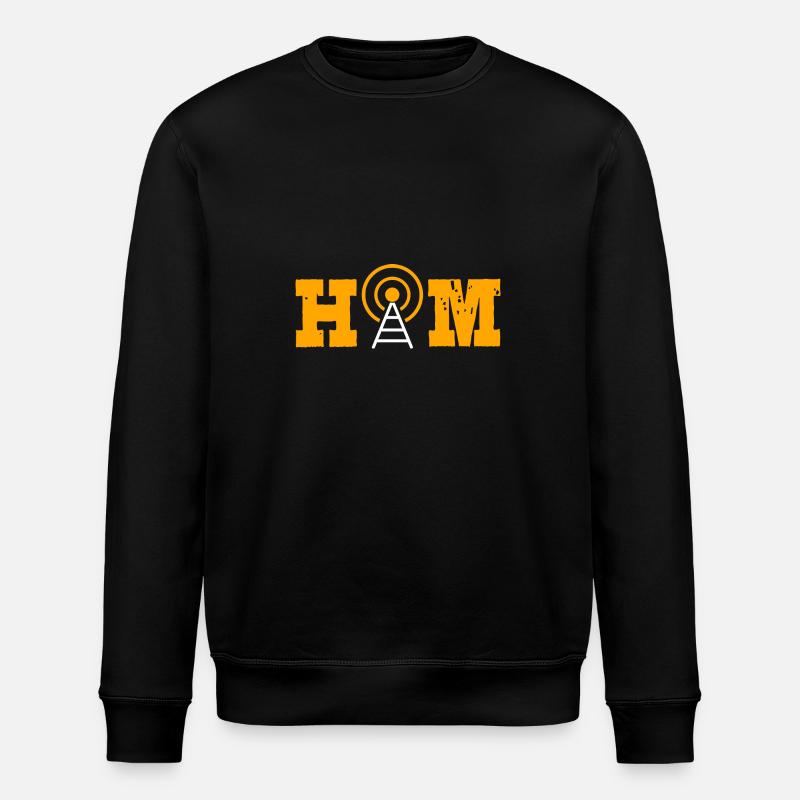 Amateurfunk Radio - Stanley/Stella Unisex Bio-Sweatshirt ROLLER - Schwarz