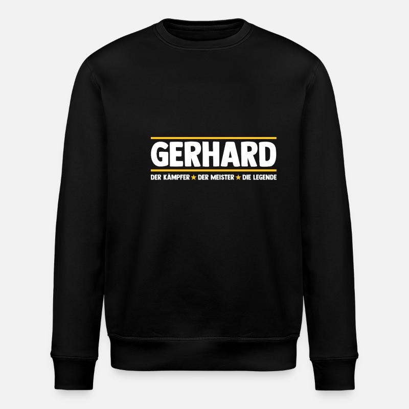 Gerhard - Stanley/Stella ROLLER Unisex Organic Sweatshirt - black