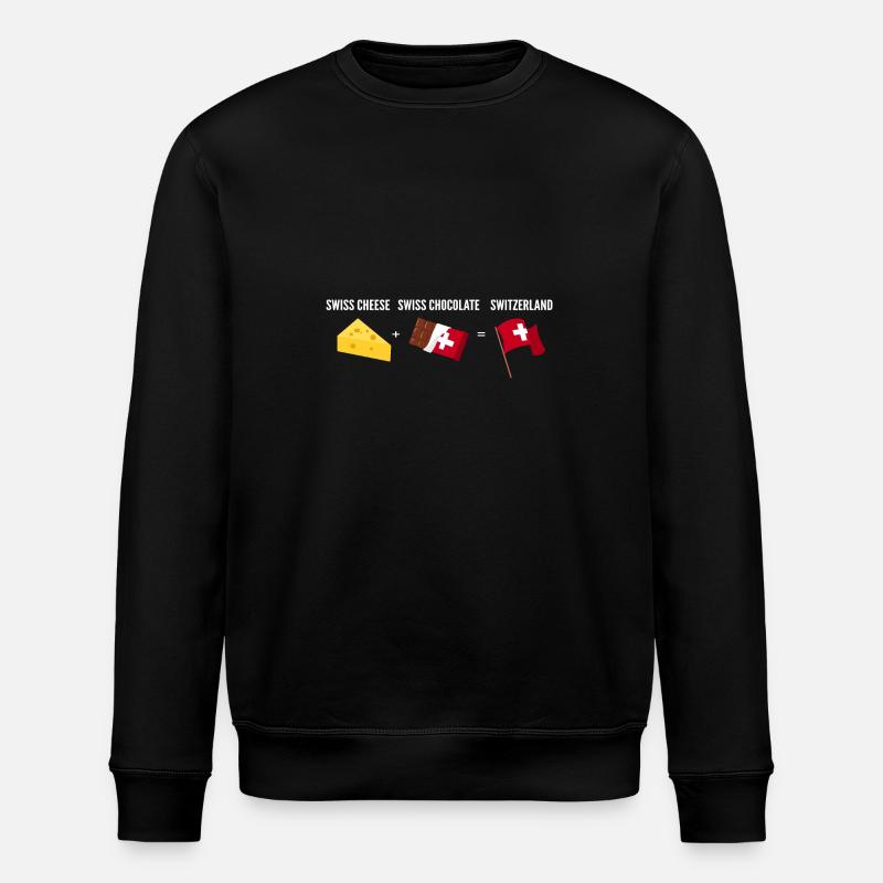 Fromage Suisse - Sweat bio ROLLER Stanley/Stella Unisexe - noir