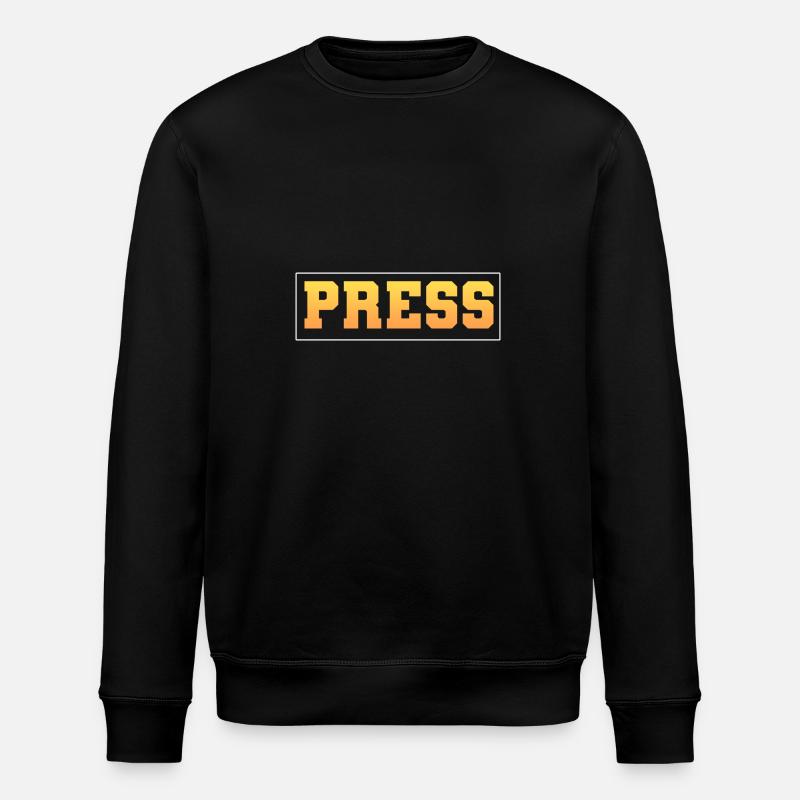 Author Press (Media) - Stanley/Stella ROLLER Unisex Organic Sweatshirt - black