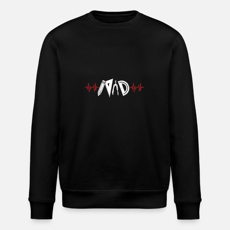 Architektur - Stanley/Stella Unisex Bio-Sweatshirt ROLLER - Schwarz