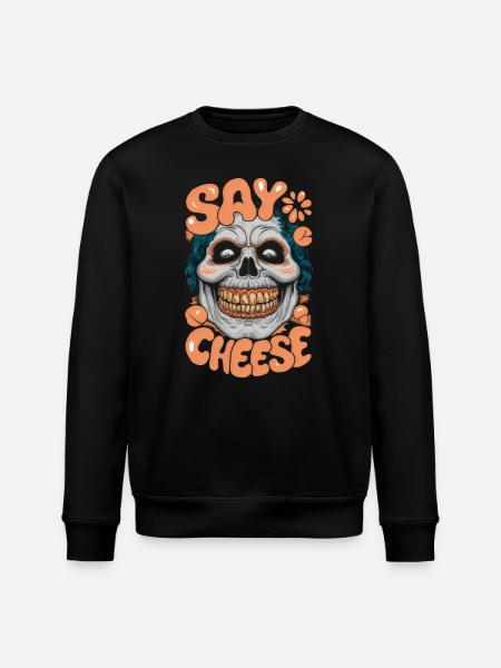Say Cheese - Stanley/Stella ROLLER Unisex Organic Sweatshirt - black