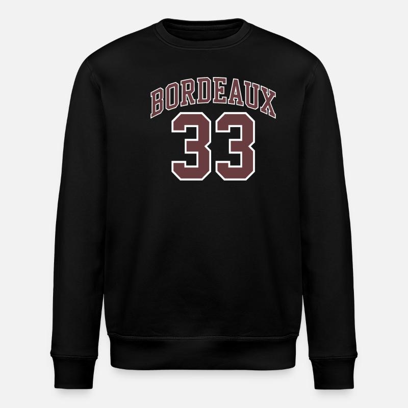 Bordeaux 33 - Sweat bio ROLLER Stanley/Stella Unisexe - noir