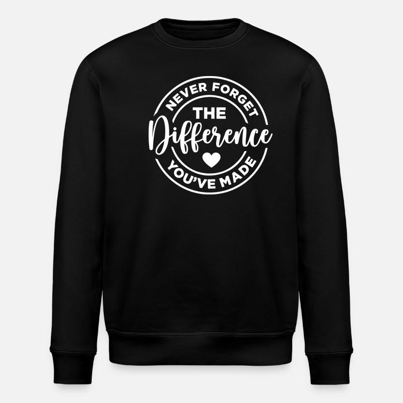 N’oubliez jamais la différence - Sweat bio ROLLER Stanley/Stella Unisexe - noir