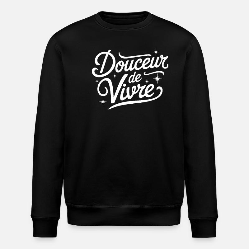 Douceur de vivre - Sweat bio ROLLER Stanley/Stella Unisexe - noir