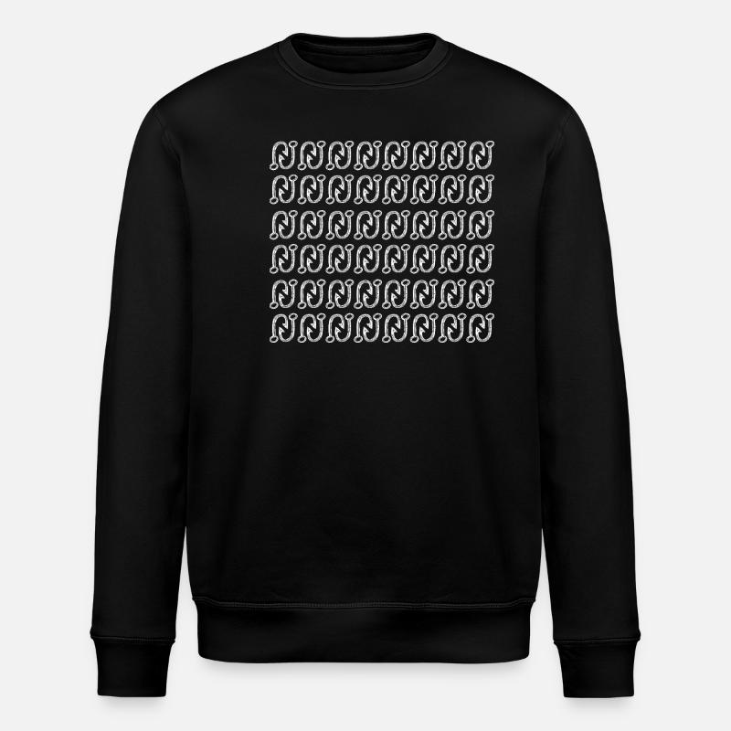 Pêche à la ligne - Sweat bio ROLLER Stanley/Stella Unisexe - noir
