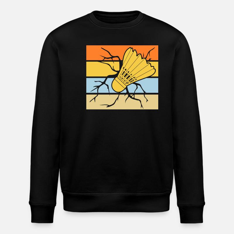 Federball Badminton - Stanley/Stella ROLLER Unisex Organic Sweatshirt - black