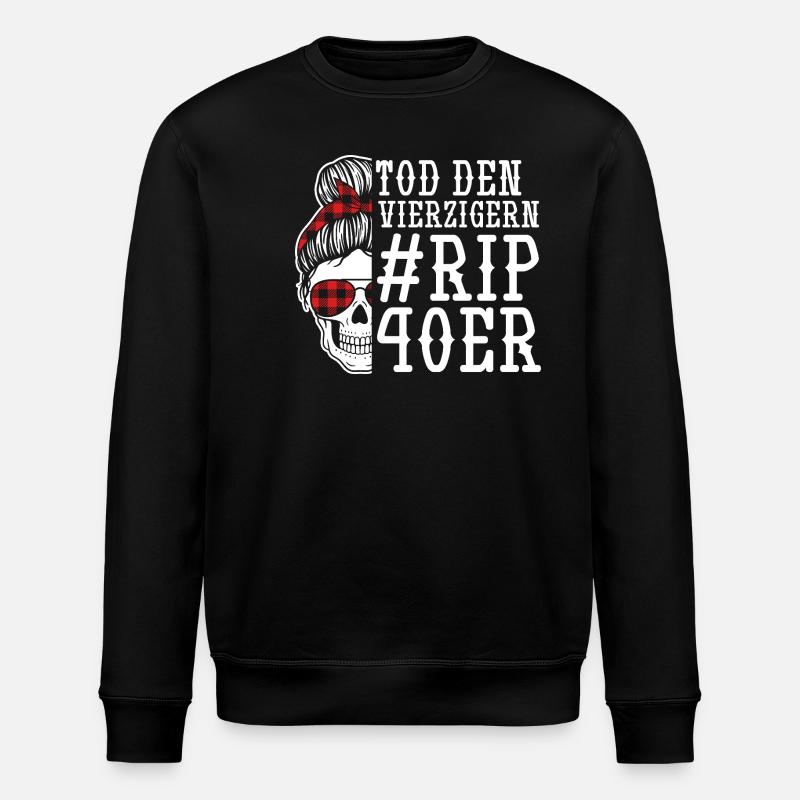 Anniversaire 50 ans - Sweat bio ROLLER Stanley/Stella Unisexe - noir