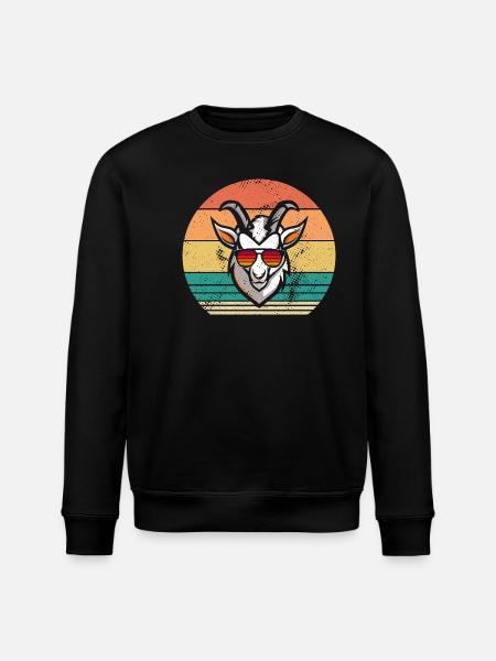 Goats - Stanley/Stella ROLLER Unisex Organic Sweatshirt - black