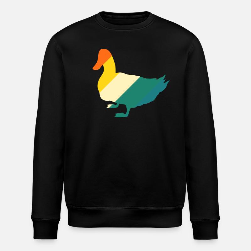 Ducks - Stanley/Stella ROLLER Unisex Organic Sweatshirt - black