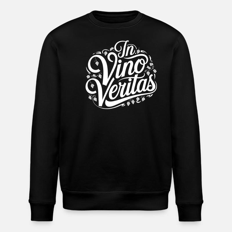 In vino veritas - Sweat bio ROLLER Stanley/Stella Unisexe - noir