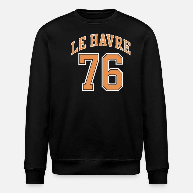 Le Havre 76 - Sweat bio ROLLER Stanley/Stella Unisexe - noir