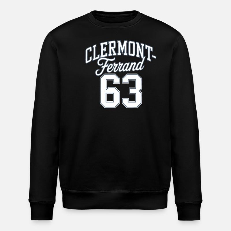 Clermont Ferrand 63 - Sweat bio ROLLER Stanley/Stella Unisexe - noir