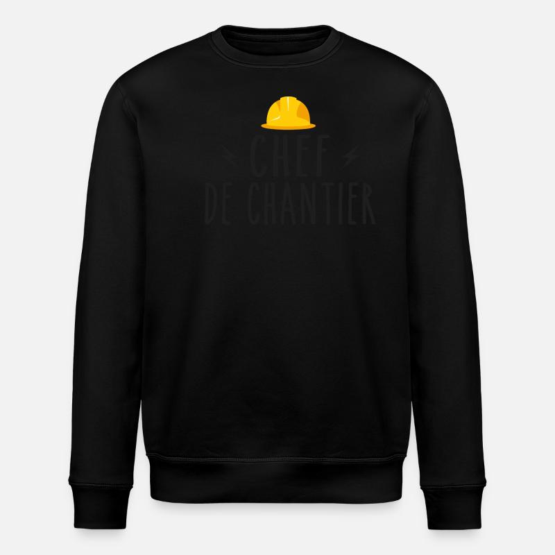 Bauleiter - Stanley/Stella Unisex Bio-Sweatshirt ROLLER - Schwarz
