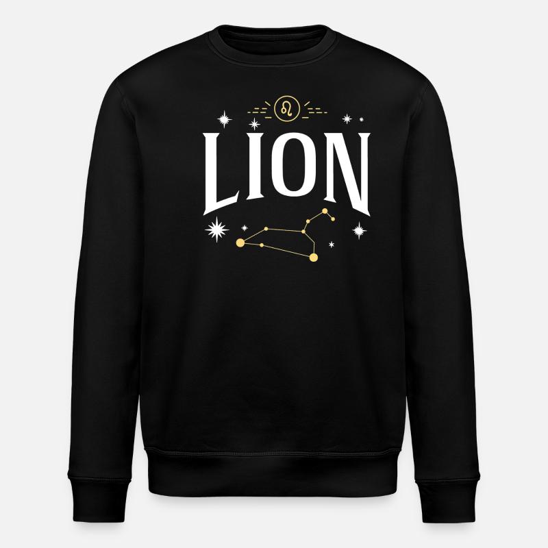 Signe astro lion - Sweat bio ROLLER Stanley/Stella Unisexe - noir