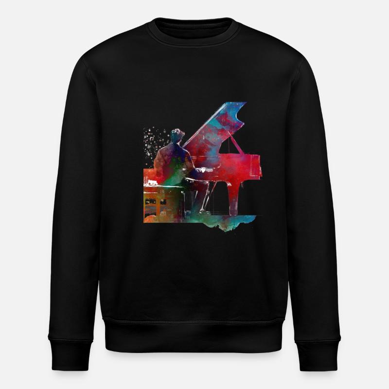 Pianiste art musical - Sweat bio ROLLER Stanley/Stella Unisexe - noir