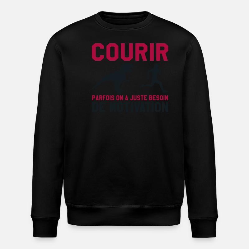courir - Sweat bio ROLLER Stanley/Stella Unisexe - noir