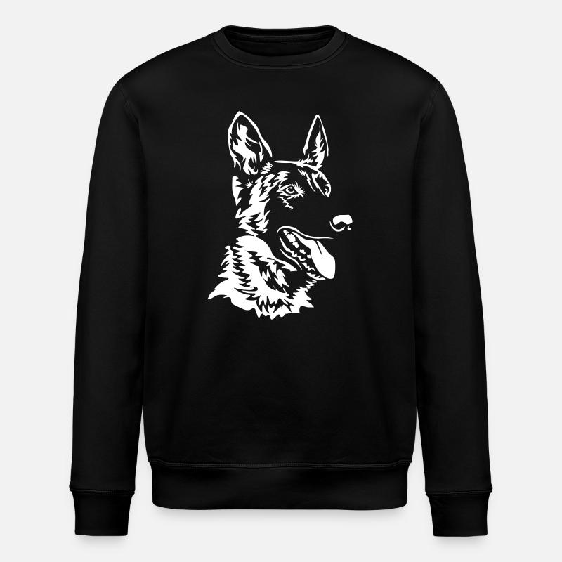 Hollandse Herder tête « Black Edition » - Sweat bio ROLLER Stanley/Stella Unisexe - noir