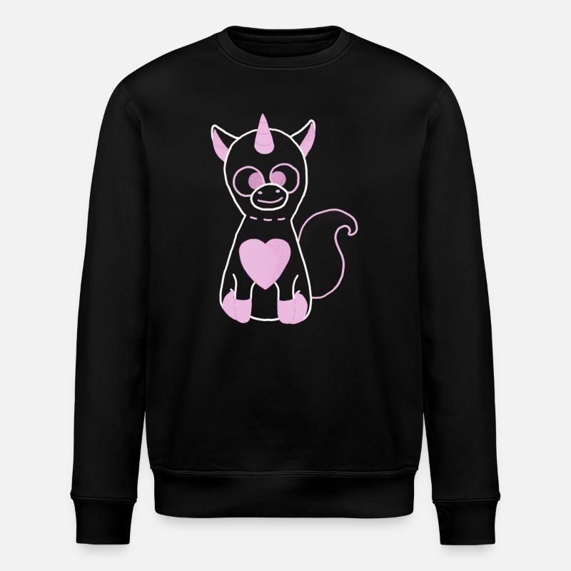 licorne - Sweat bio ROLLER Stanley/Stella Unisexe - noir