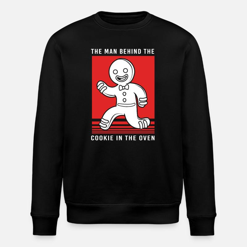 Werdender Papa werdende Väter - Stanley/Stella Unisex Bio-Sweatshirt ROLLER - Schwarz