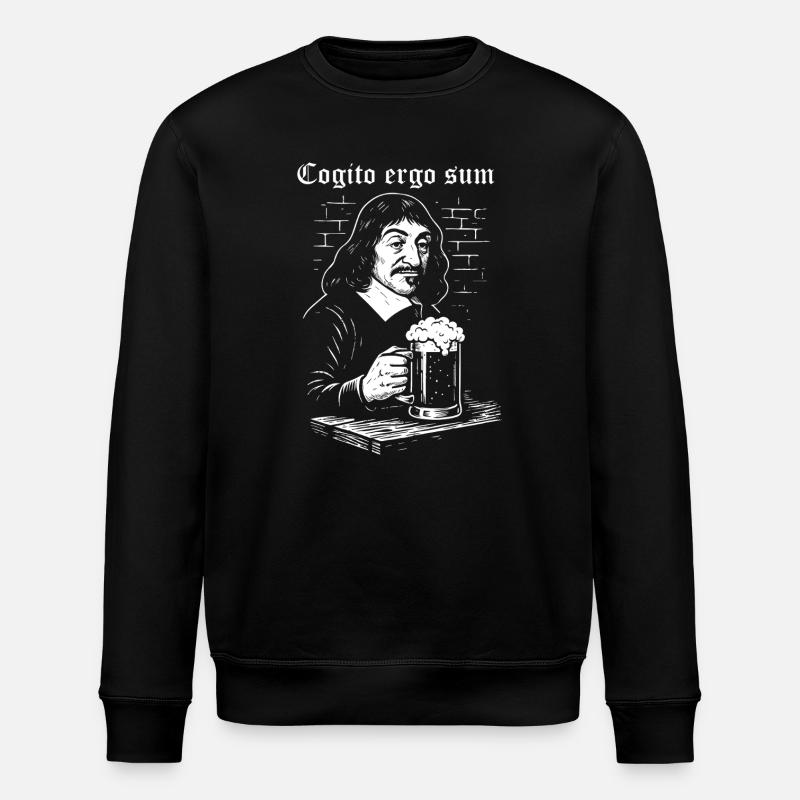 Cogito Ergo Sum - Sweat bio ROLLER Stanley/Stella Unisexe - noir