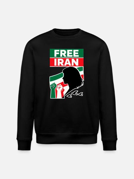 Iran libre - Sweat bio ROLLER Stanley/Stella Unisexe - noir