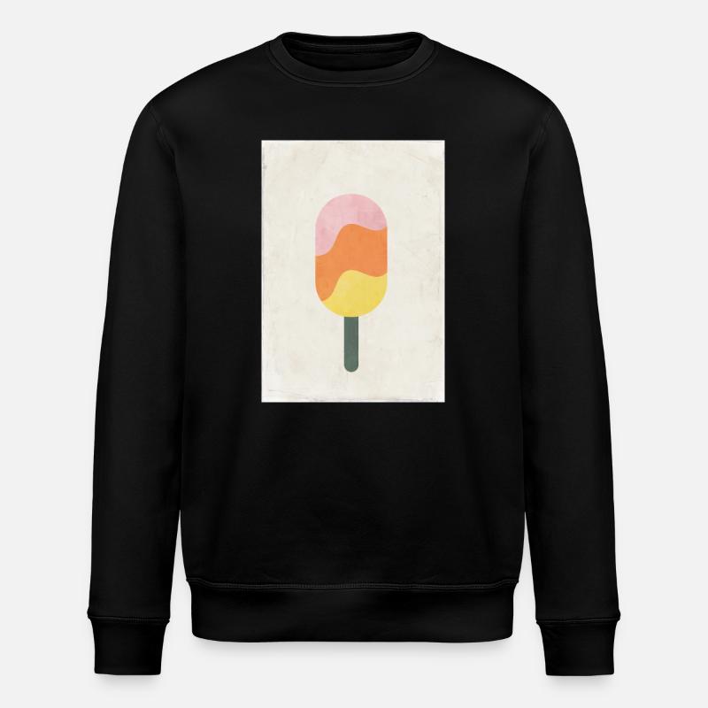 icecream - Stanley/Stella ROLLER Unisex Organic Sweatshirt - black